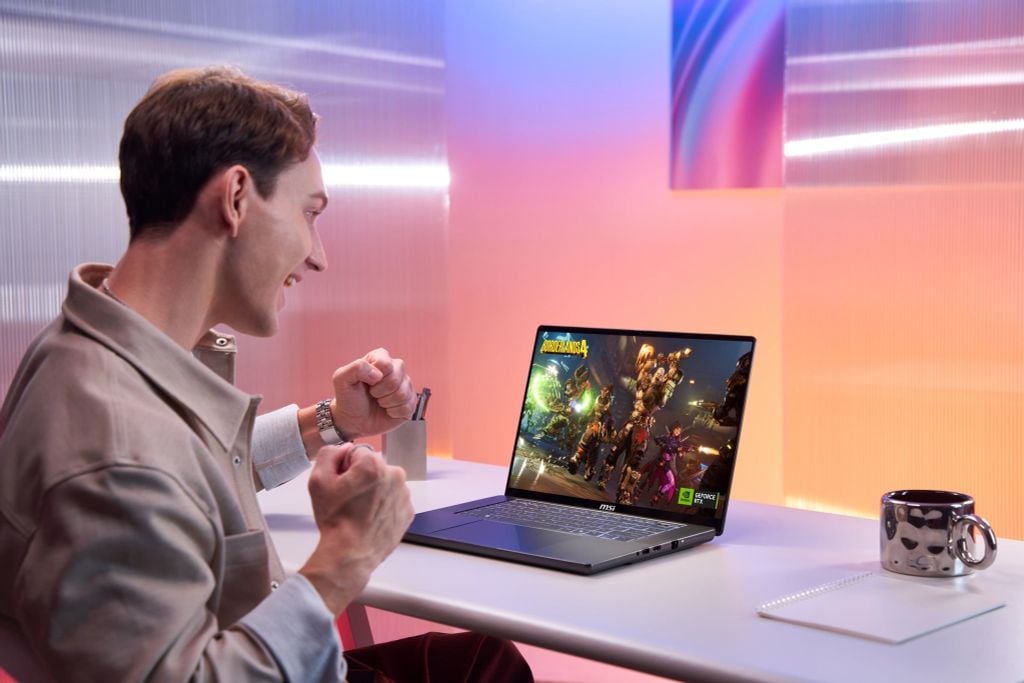 MSI Stealth 16 AI+ B3WF 007VN card 5060 xử lý tác vụ ray-tracing và hiệu ứng hình ảnh trong game AAA