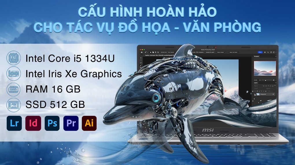 MSI Modern 15 F13MG i5 1334U (667VN_16GB) - Hiệu năng